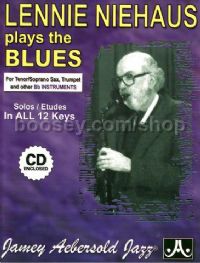 Lennie Niehaus Plays The Blues Bb Tenor Book & Cd (Jamey Aebersold Jazz Play-along)