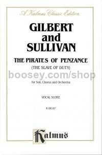 Pirates Of Penzance gilbert/sullivan vocal Score