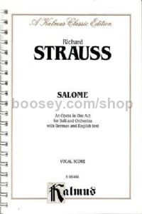 Salome German/English Vocal Score