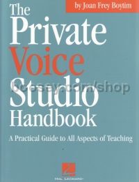 Private Voice Studio Handbook