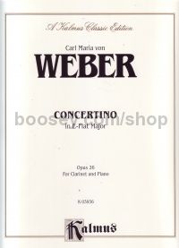 Weber Concertino Op. 26 ab Clarinet 