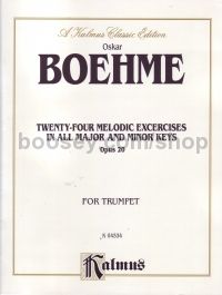 Melodic exercises for trumpet (24) Op 20