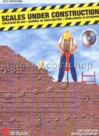 Scales Under Construction Alto Sax (Book & CD)