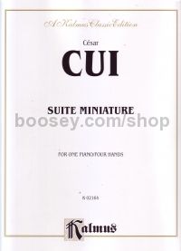 Cui Suite Miniature Piano Duet      