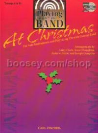 Playing With The Band At Christmas Trumpet (Book & CD) 