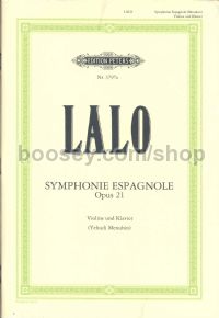 Symphonie Espagnole Op. 21 (Menuhin) : Violin/Piano