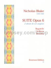 Suite Op 6 (2 Oboes/Cor Anglais) score & parts