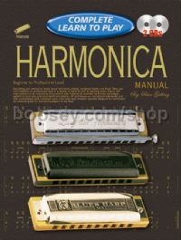 Complete Learn To Play Harmonica Manual & CDs 