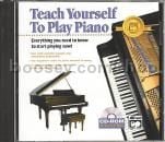 Teach Yourself To Play Piano CD-Rom (CD Case)