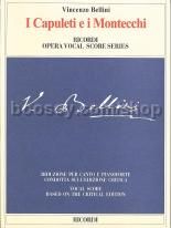 I Capuleti E I Montecchi Critical Edition - Italian Vocal Score (Softcover)