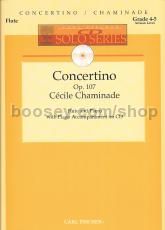CONCERTINO Op. 107 Flute & Piano CD Solo series