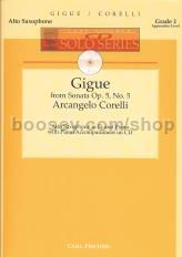 GIGUE (Sonata Op. 5 No.5) Alto Sax CD Solo 