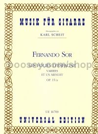 Les Folies d'Espagne, Op.15a (Guitar)