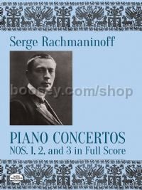 Piano Concertos 1-3 (Dover Full Scores)