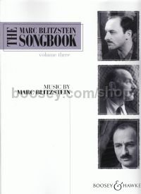 The Marc Blitzstein Songbook volume 3 (Voice & Piano)