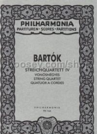 String Quartet No.4 (Pocket Score)