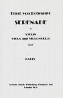 Serenade Op. 10 for Violin, Viola & Cello Parts