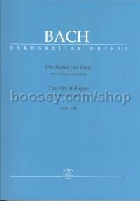 Art Of Fugue BWV1080 Barenreiter Urtext