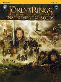 Lord Of The Rings Trilogy Solos Clarinet (Book & CD) 