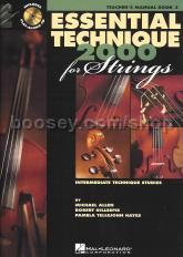 Essential Technique Strings 2000 Book 3 Teachers Manual