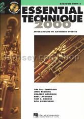 Essential Technique 2000 Book 3 Bassoon (Book & CD)