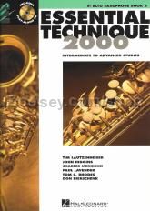 Essential Technique 2000 Book 3 Alto Sax (Book & CD)