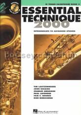 Essential Technique 2000 Book 3 Tenor Sax (Book & CD)
