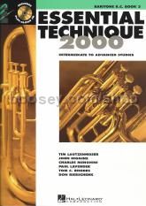 Essential Technique 2000 Book 3 Baritone Bass (Book & CD)