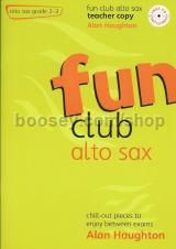 Fun Club Alto Sax Grade 2-3 Teacher (Book & CD) 