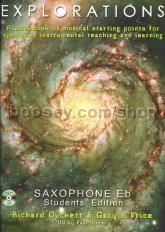 Explorations Eb Sax Student (Book & CD)