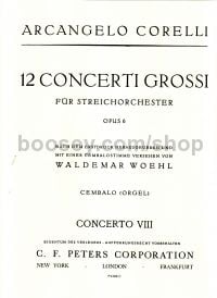 Concerto Grosso Op. 6/8 Christmas Concerto Cembalo Part