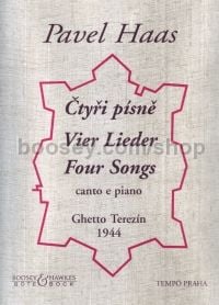 4 Lieder chinesischer Poesie (Voice & Piano) (Czech, German, English)