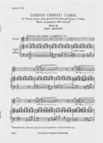 Corpus Christi Carol (Unison Voices & Piano/Organ)