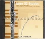 Rose Etudes (32) Piano Accompaniments CD 