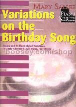 Variations On The Birthday Song 4 Hands 