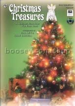 Christmas Treasures: Christmas Piano Solos With Piano Duets Primer Level Book & CD/Midi 