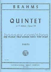 Piano Quintet Fmin Op. 34 Parts