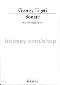 Sonata for solo cello