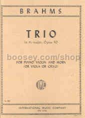 Trio Ebmaj Op. 40 piano/vn/hn Or Va Or Vc