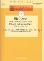 Siciliano Flute & Piano Cd Solo Series