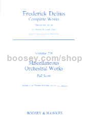 Miscellaneous Orchestral Works