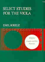 Select Studies For Viola Book 4: Vla