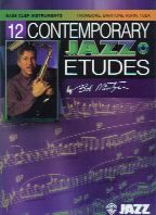 12 Contemporary Jazz Etudes Bass Clef & CD