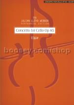 Cello Concerto in E minor Op 85 (cello/piano)