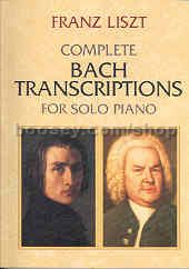 Complete Transcriptions of Bach Works for Piano