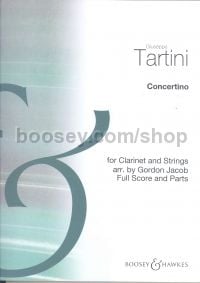 Concertino for Clarinet & Strings (score & parts)