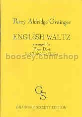 English Waltz Piano Duet 