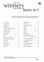 Easy Winners for Horn in F (piano accompaniment)