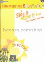 Summertime Festivals (Sing It & Say It series) Book & CD