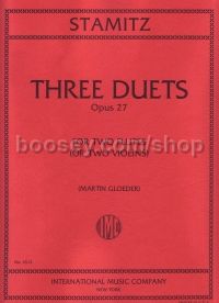 Three Duets Op. 27 2 Violins